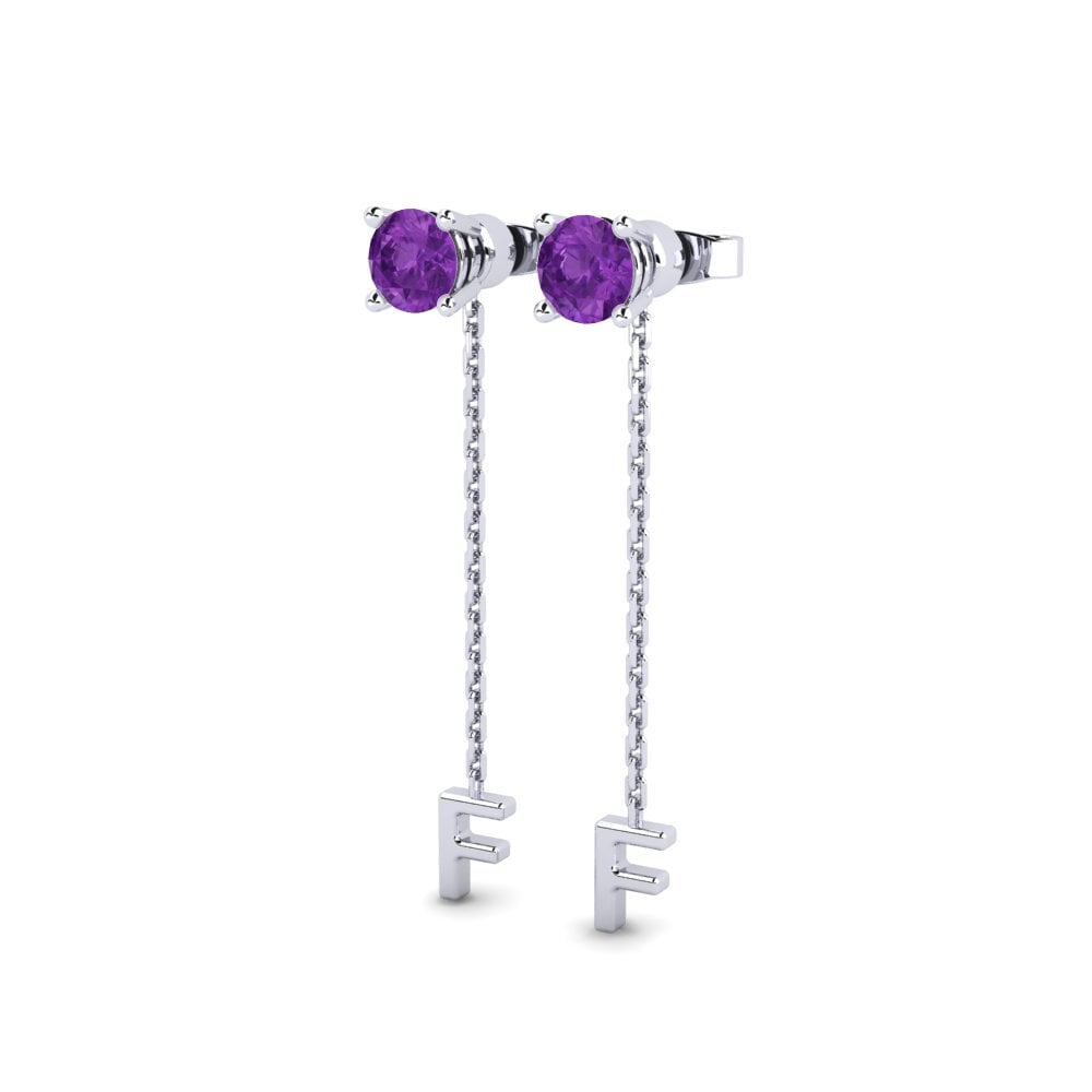 Amethyst Women's Earring Aundrea F
