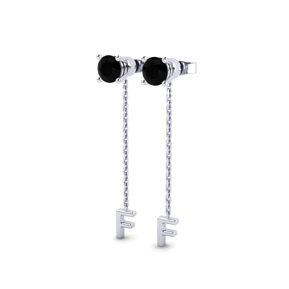 Black Sapphire Women's Earring Aundrea F