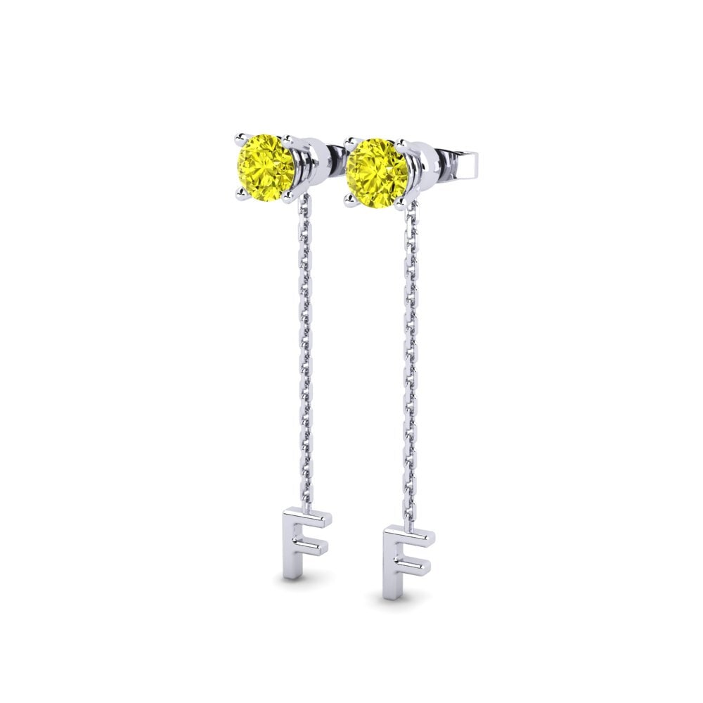 Yellow Diamond Women's Earring Aundrea F