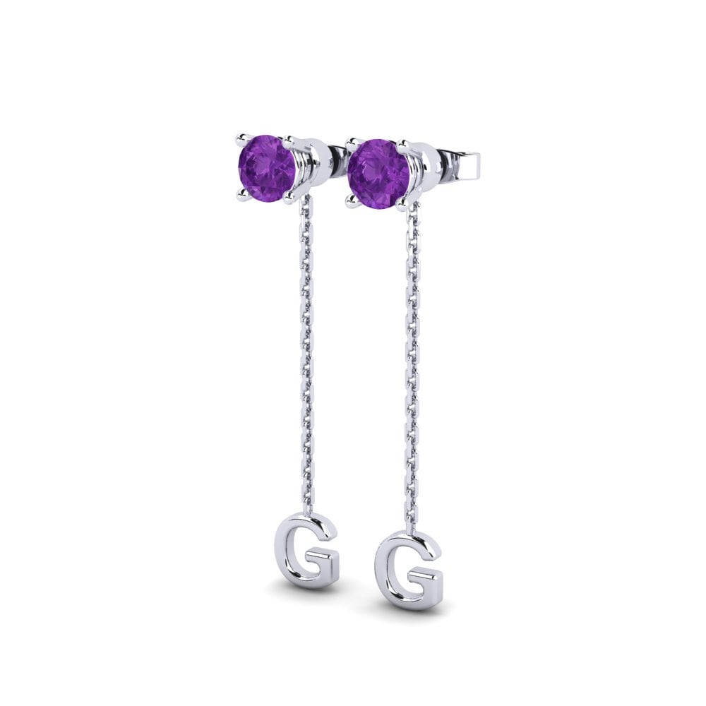 Amethyst Women's Earring Aundrea G