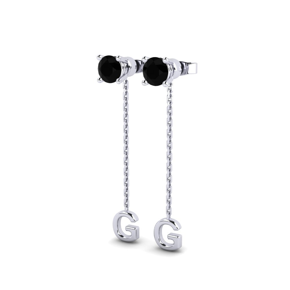 Black Sapphire Women's Earring Aundrea G