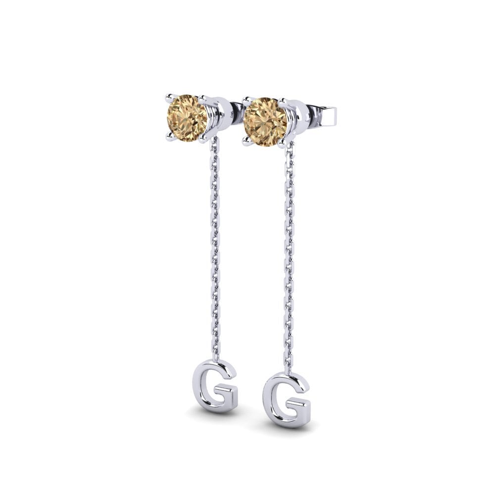 Brown Diamond Women's Earring Aundrea G