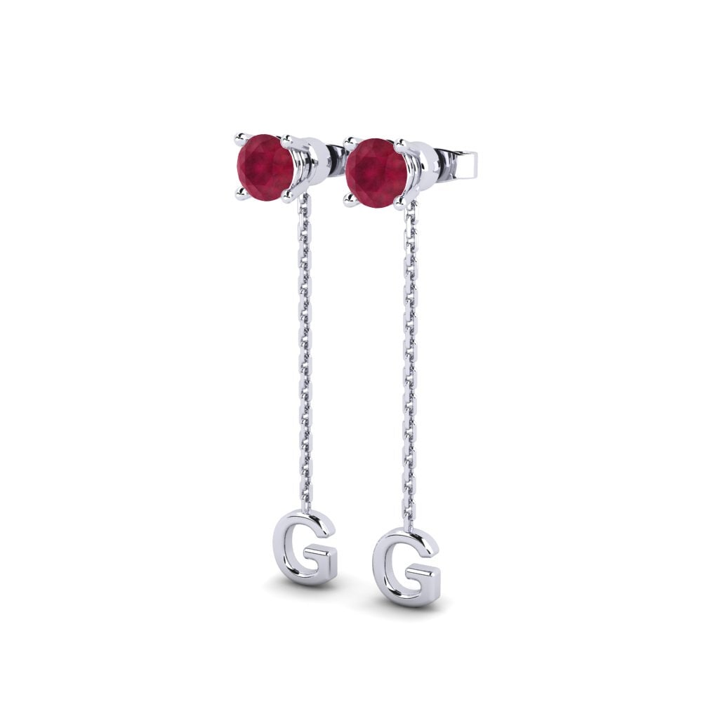 Ruby Women's Earring Aundrea G