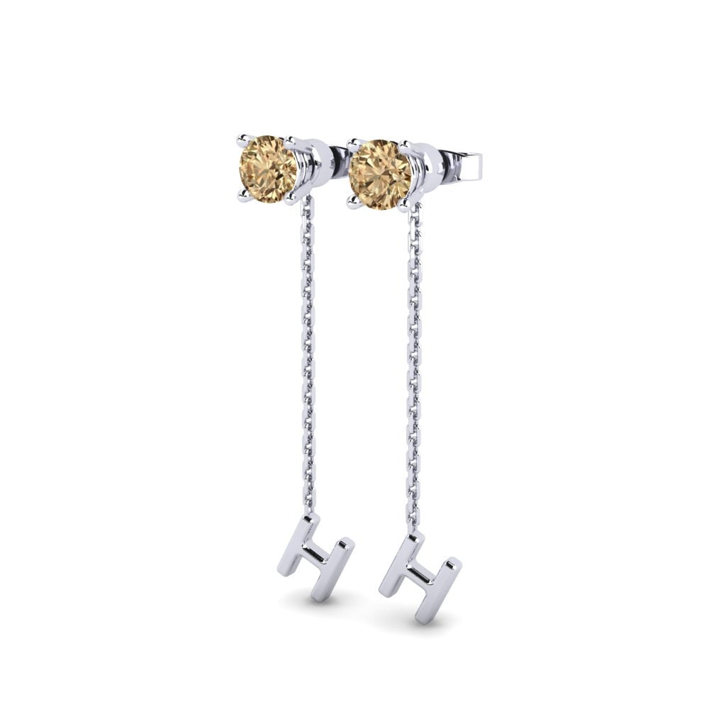 Brown Diamond Women's Earring Aundrea H