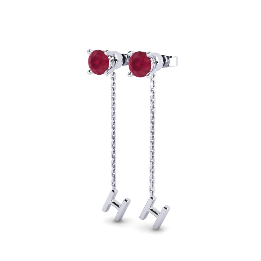 Ruby Women's Earring Aundrea H