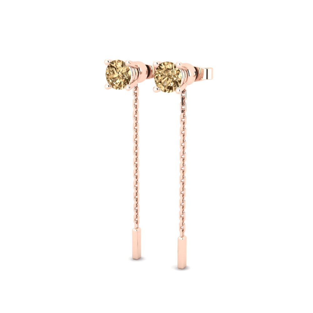 Brown Diamond Women's Earring Aundrea I