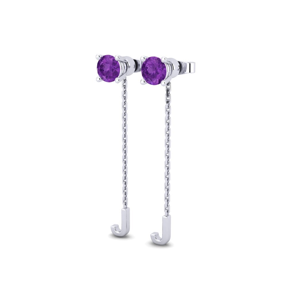 Amethyst Women's Earring Aundrea J