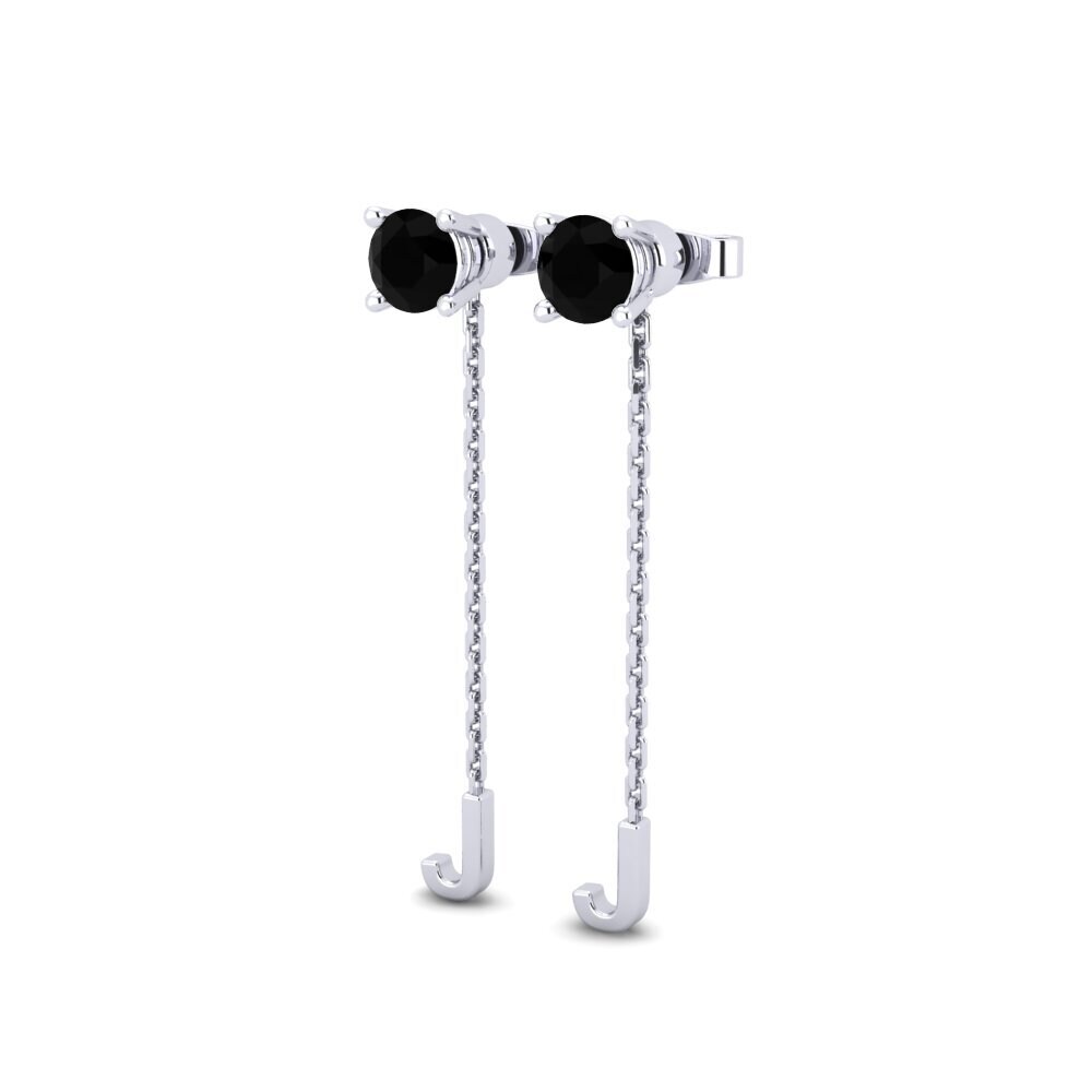 Black Sapphire Women's Earring Aundrea J