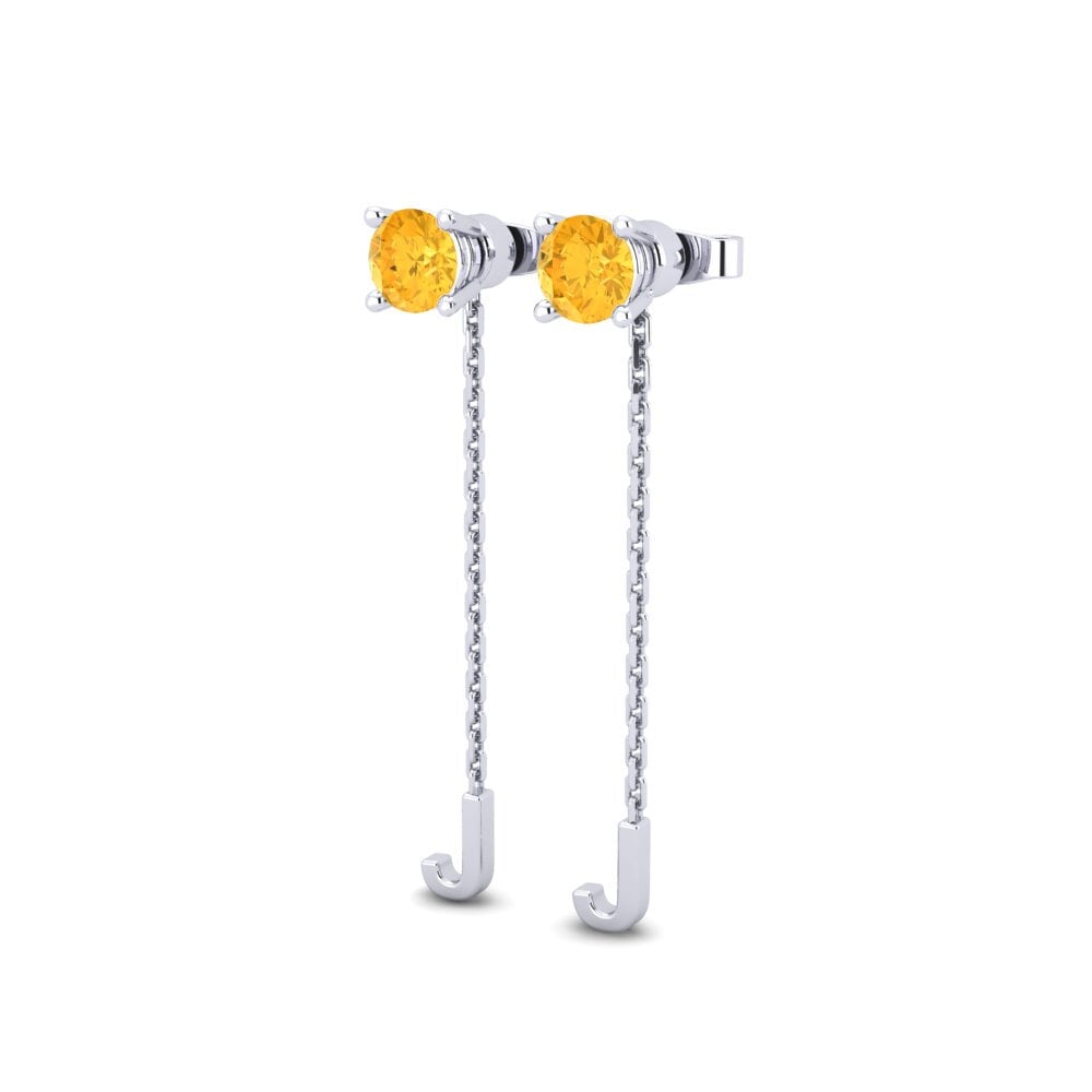 Citrine Women's Earring Aundrea J