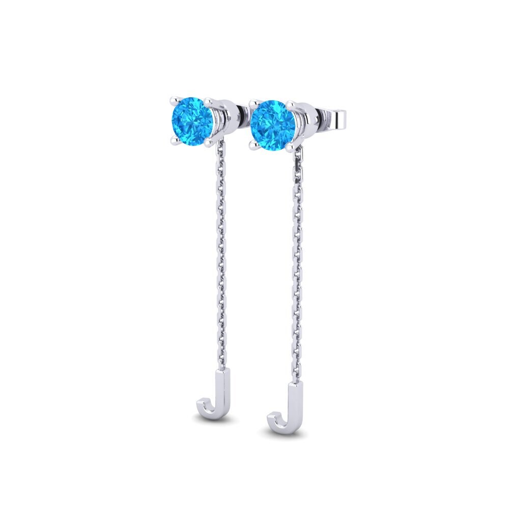 Blue Topaz Women's Earring Aundrea J
