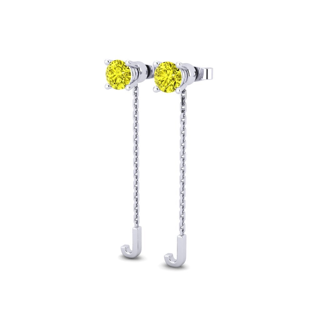 Yellow Diamond Women's Earring Aundrea J