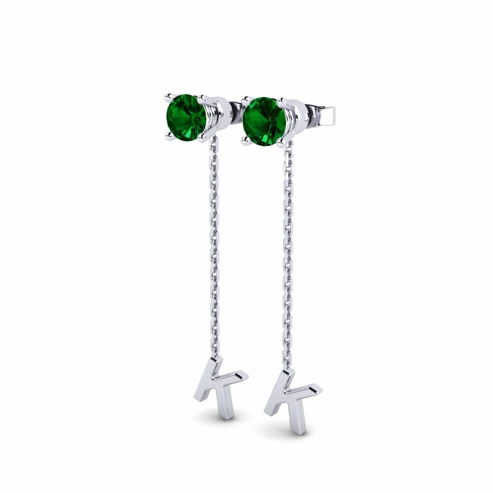 Circonita Verde Pendiente de mujer Aundrea K