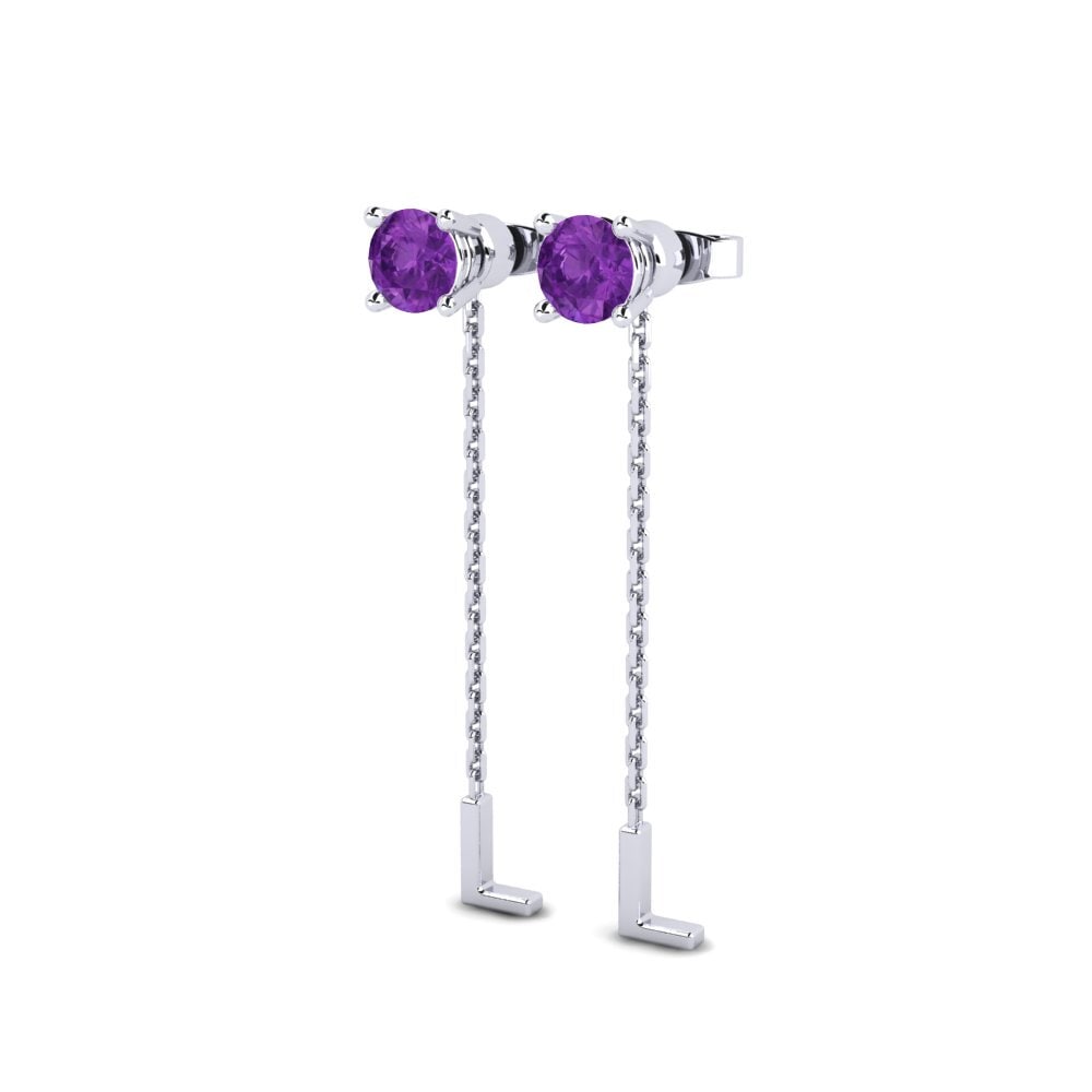 Amethyst Women's Earring Aundrea L
