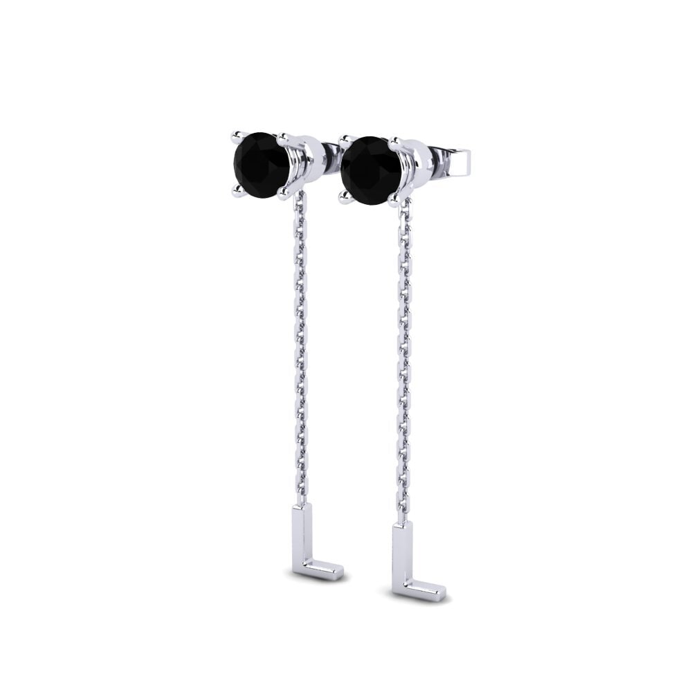 Black Sapphire Women's Earring Aundrea L