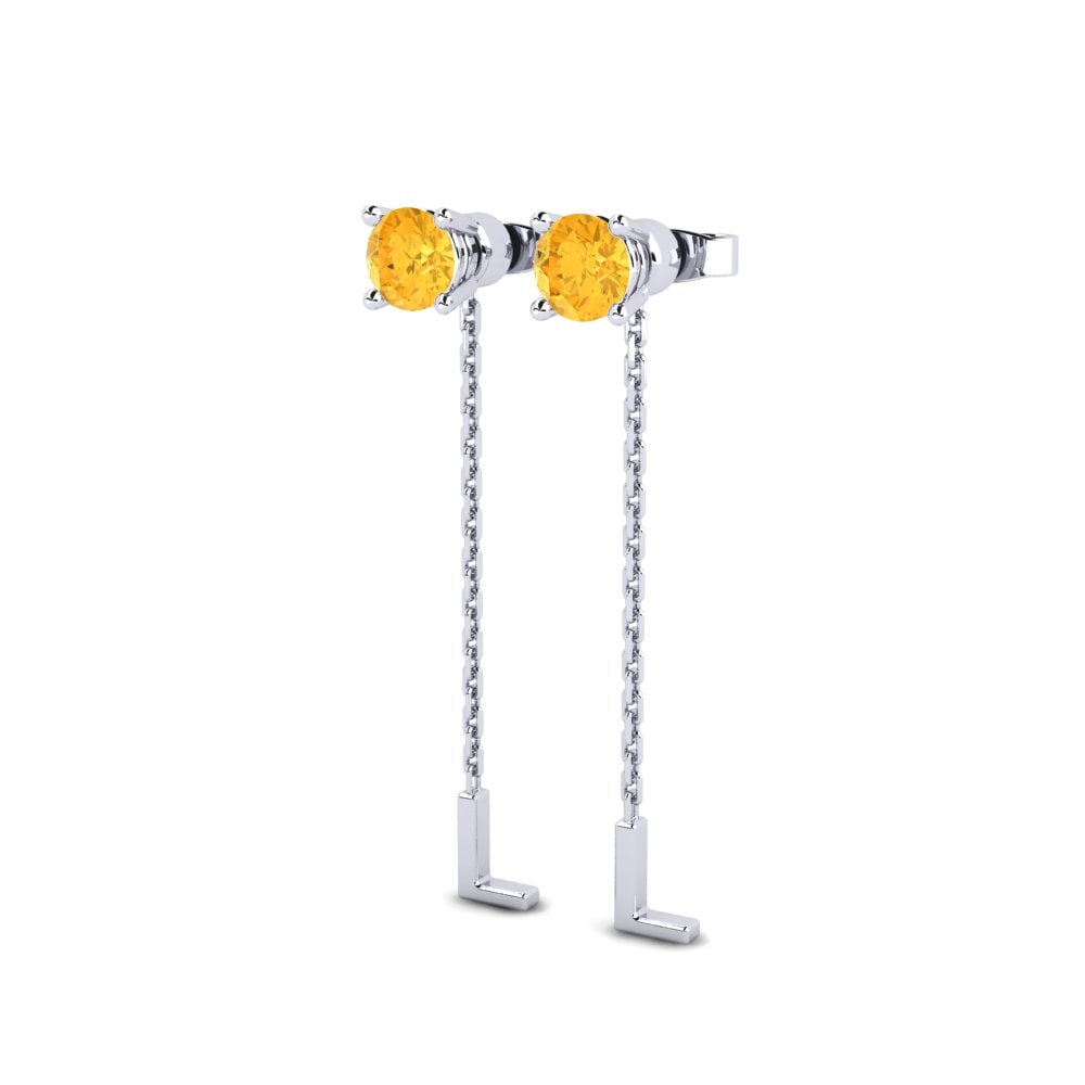 Citrine Women's Earring Aundrea L