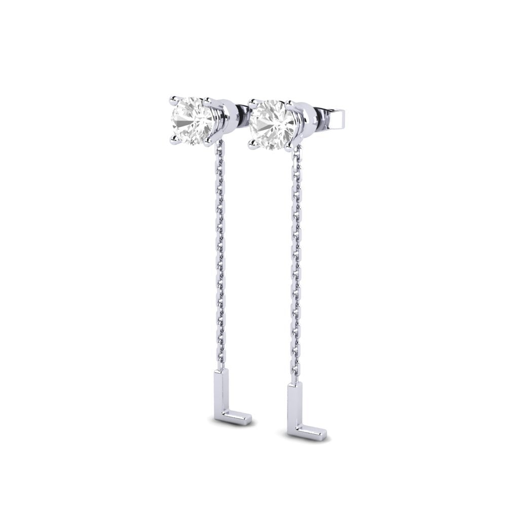 White sapphire Women's Earring Aundrea L