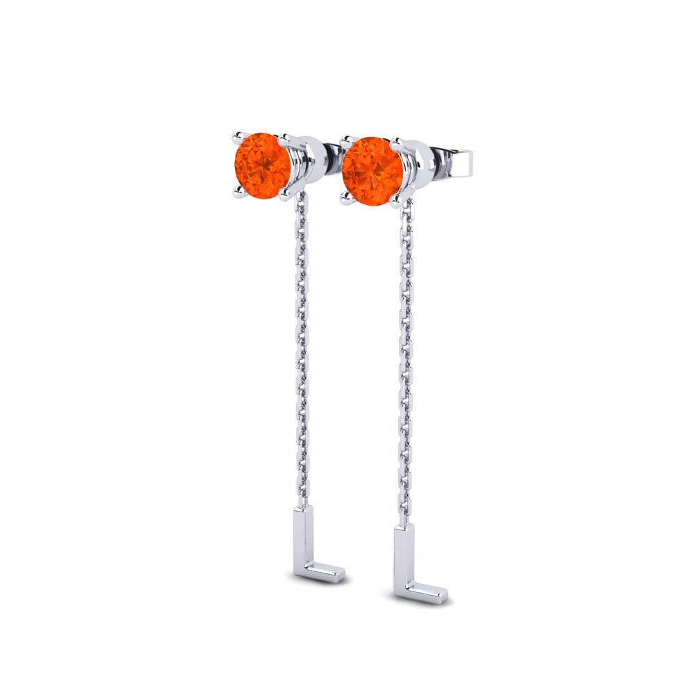 Fire Opal Women's Earring Aundrea L