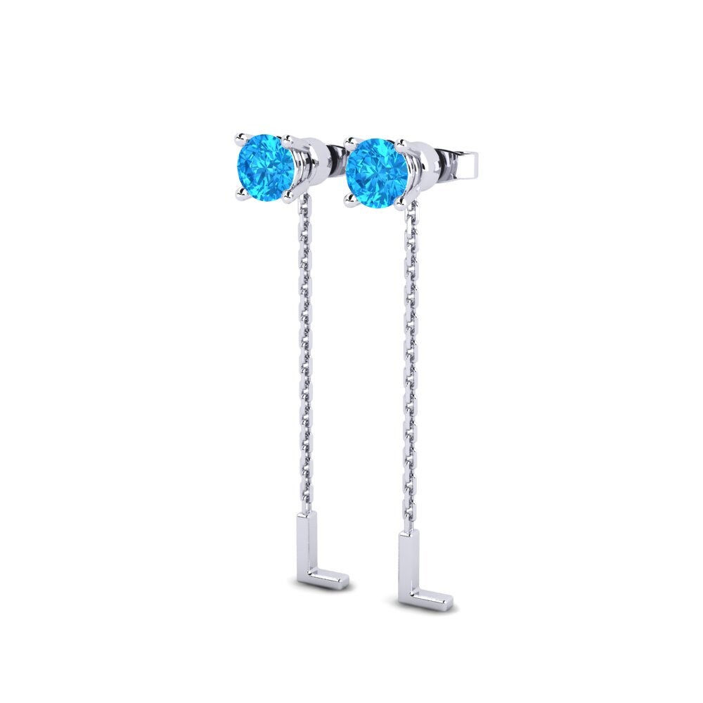 Blue Topaz Women's Earring Aundrea L