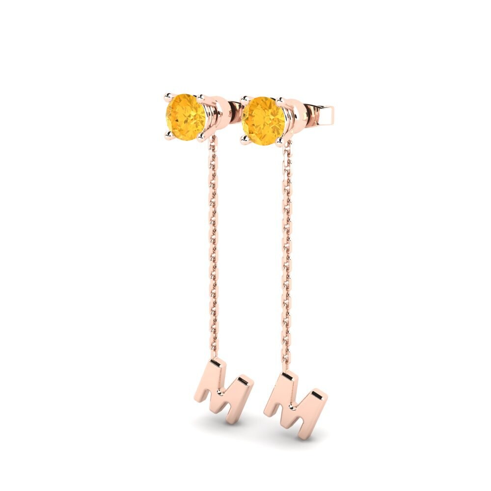 Citrine Women's Earring Aundrea M