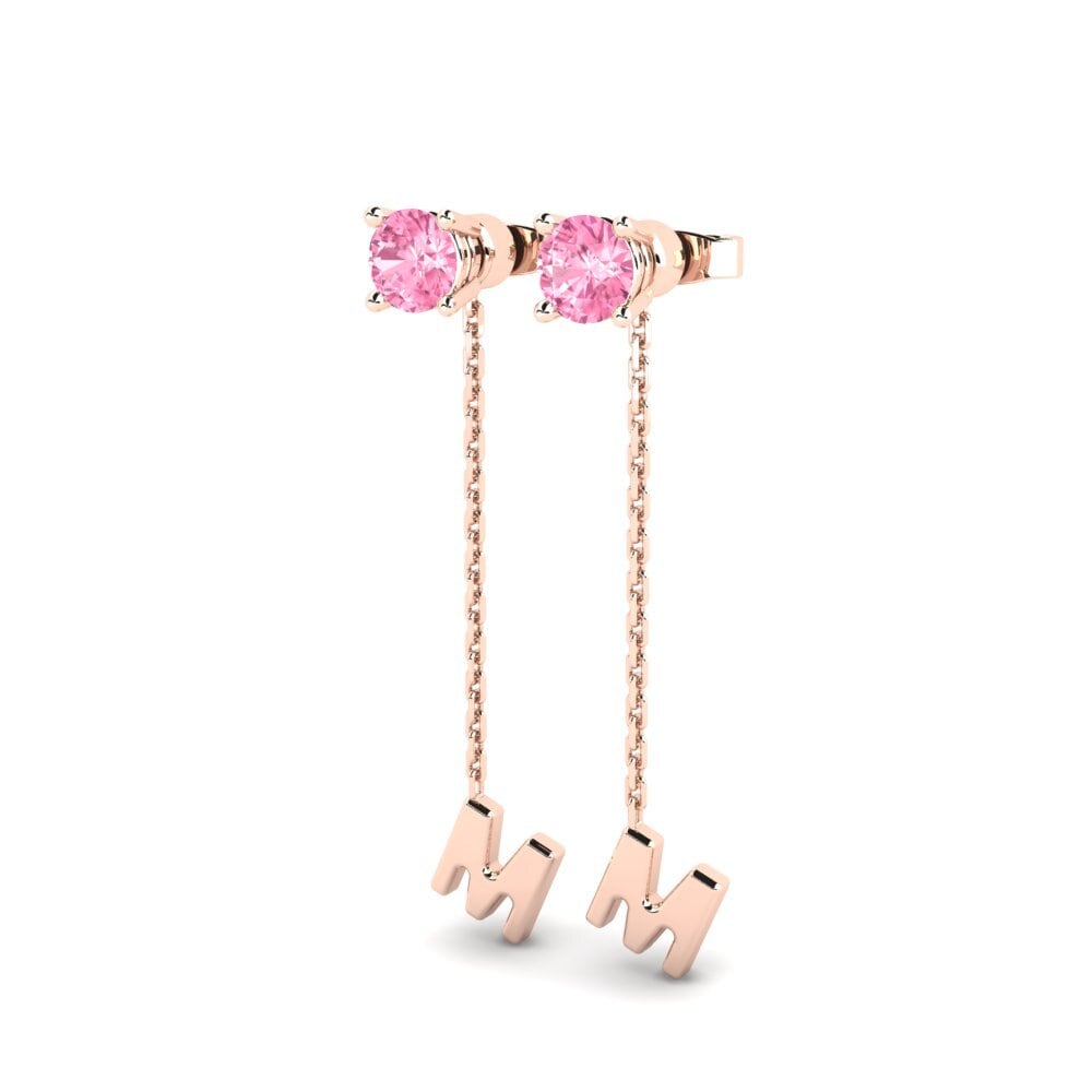 Pink Sapphire Women's Earring Aundrea M