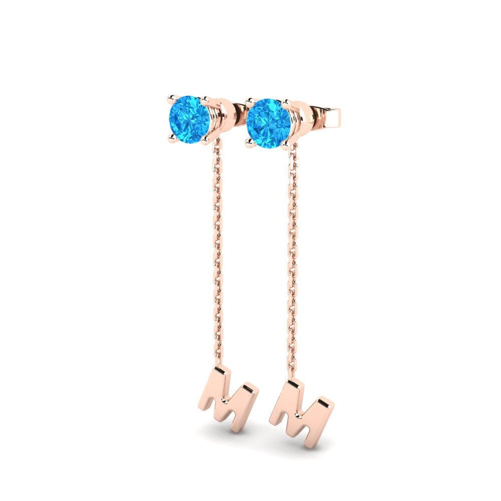 Blue Topaz Women's Earring Aundrea M