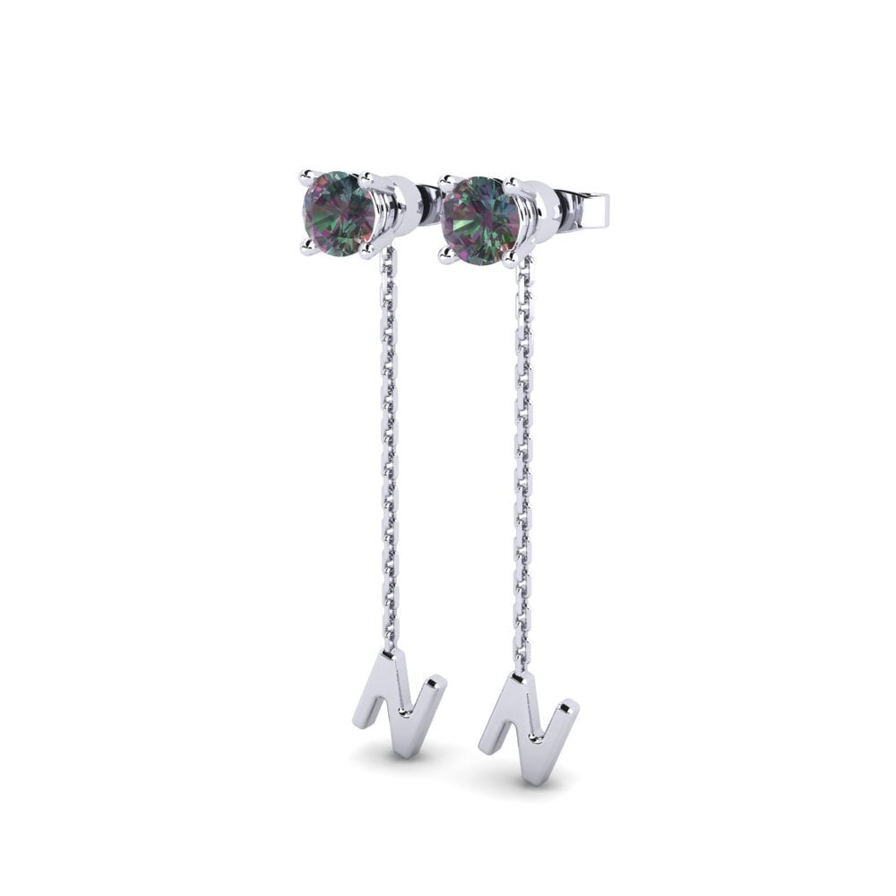 Mystic Topaz Women's Earring Aundrea N