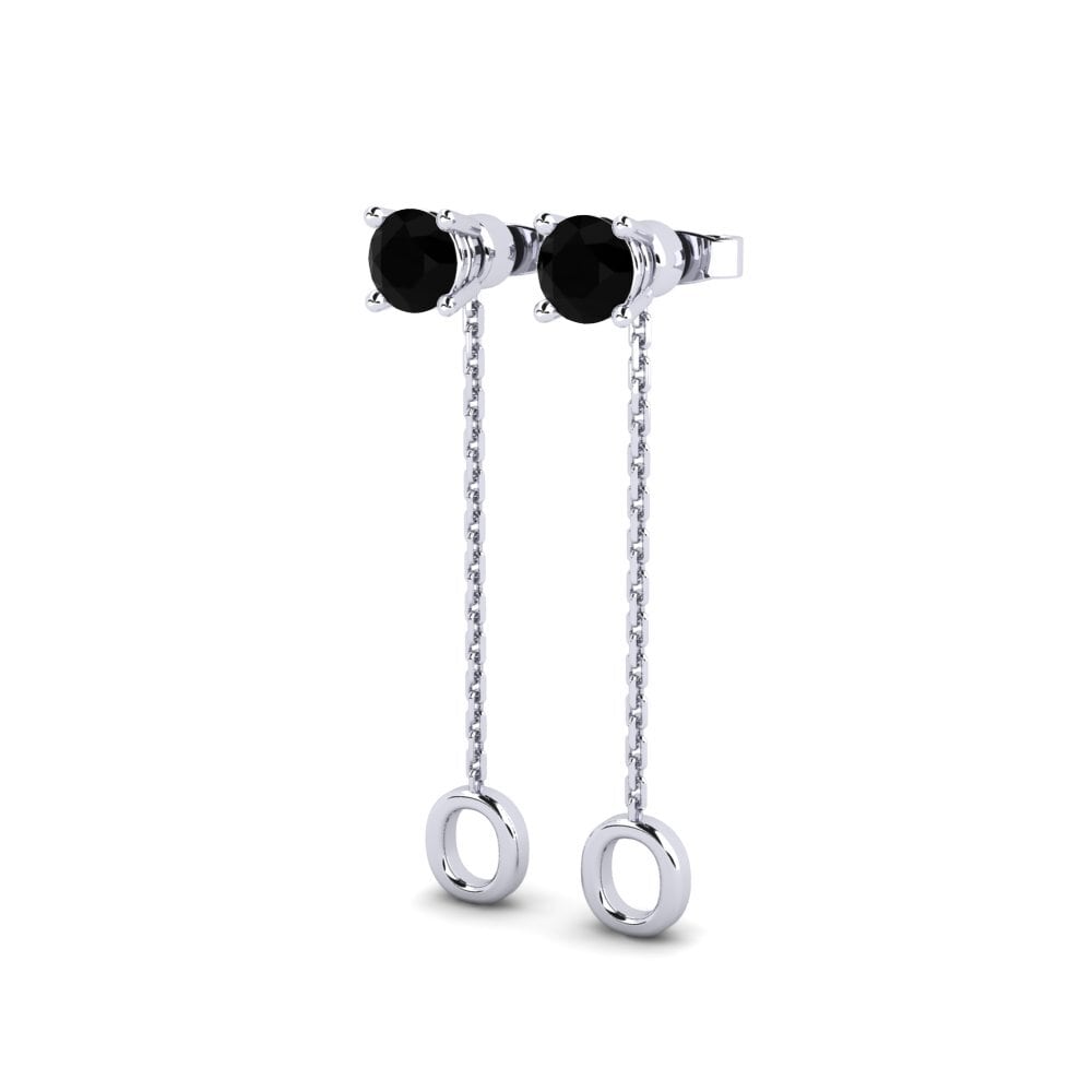 Black Sapphire Women's Earring Aundrea O