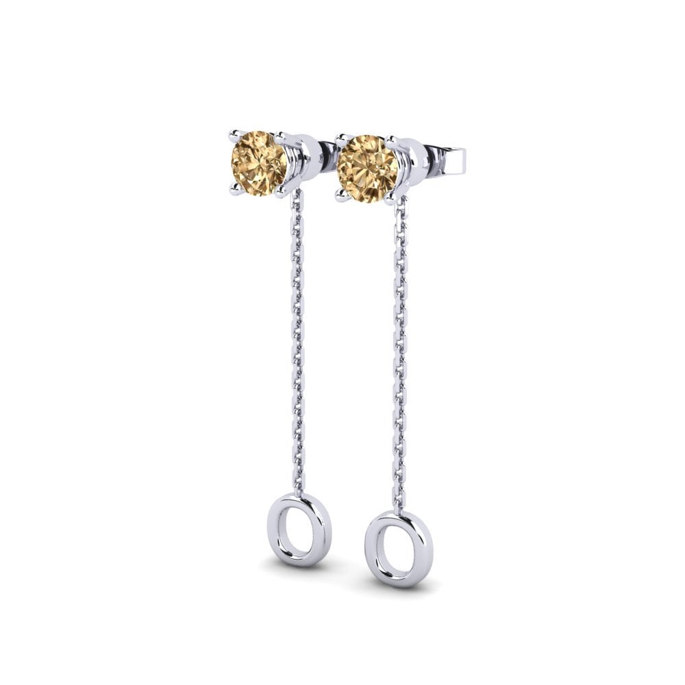 Brown Diamond Women's Earring Aundrea O