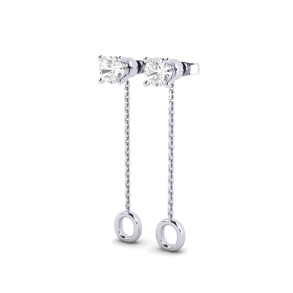 White sapphire Women's Earring Aundrea O