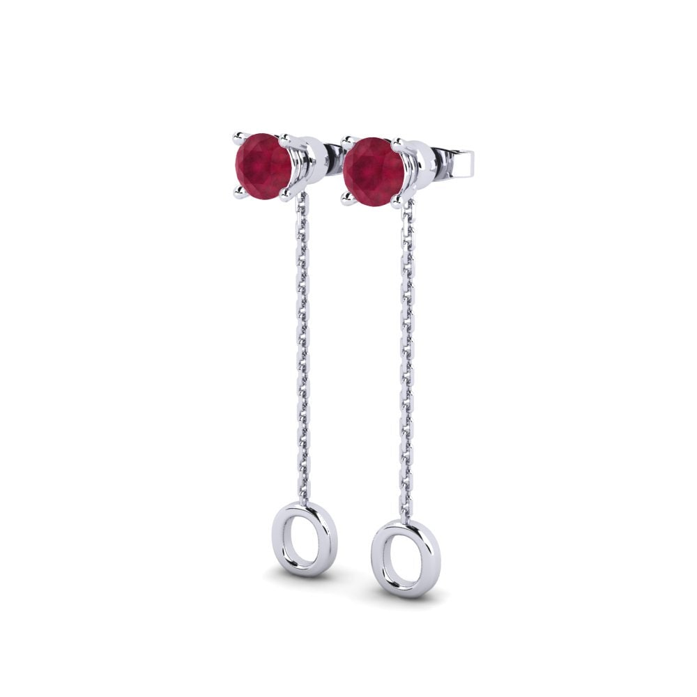 Ruby Women's Earring Aundrea O