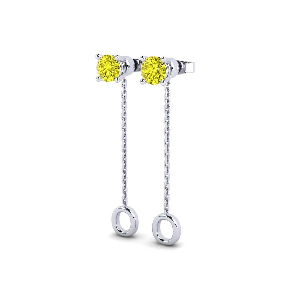 Yellow Diamond Women's Earring Aundrea O