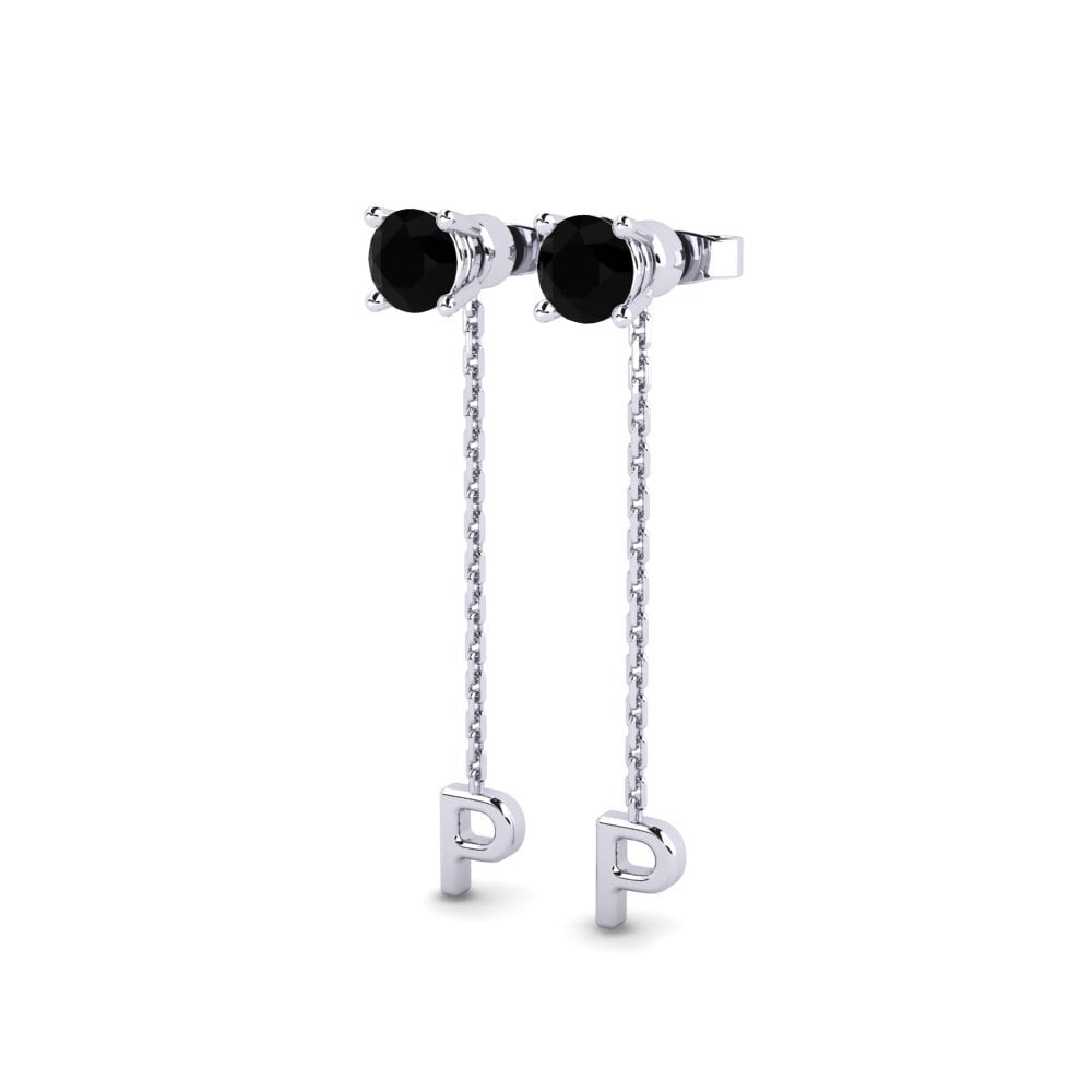 Black Sapphire Women's Earring Aundrea P