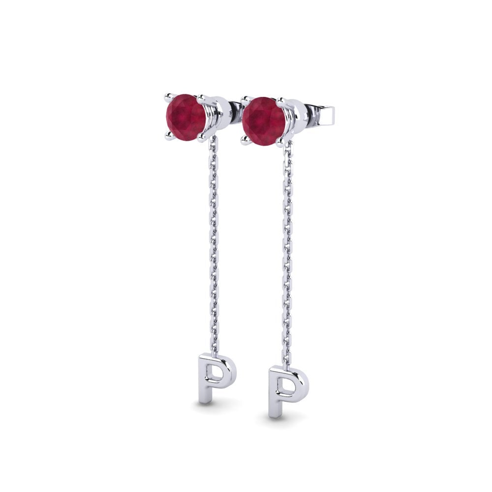 Ruby Women's Earring Aundrea P
