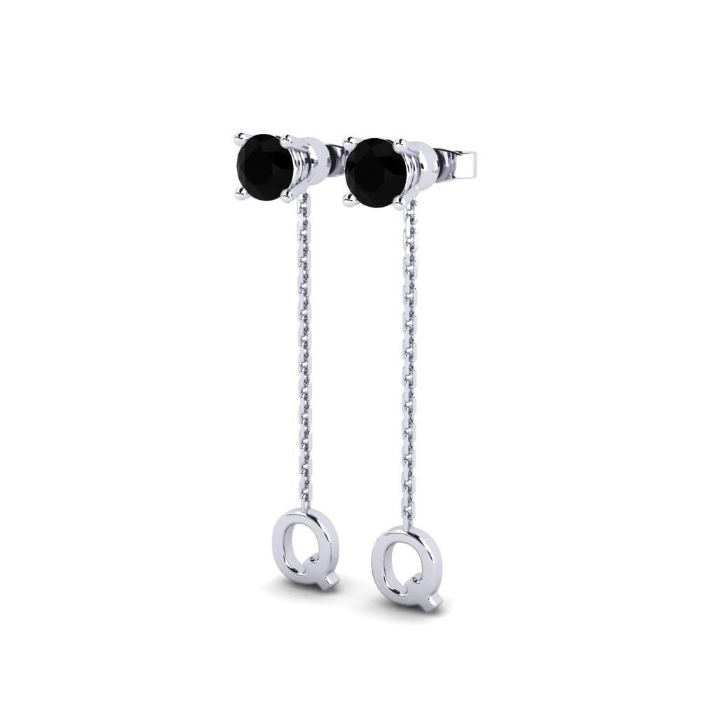 Black Sapphire Women's Earring Aundrea Q