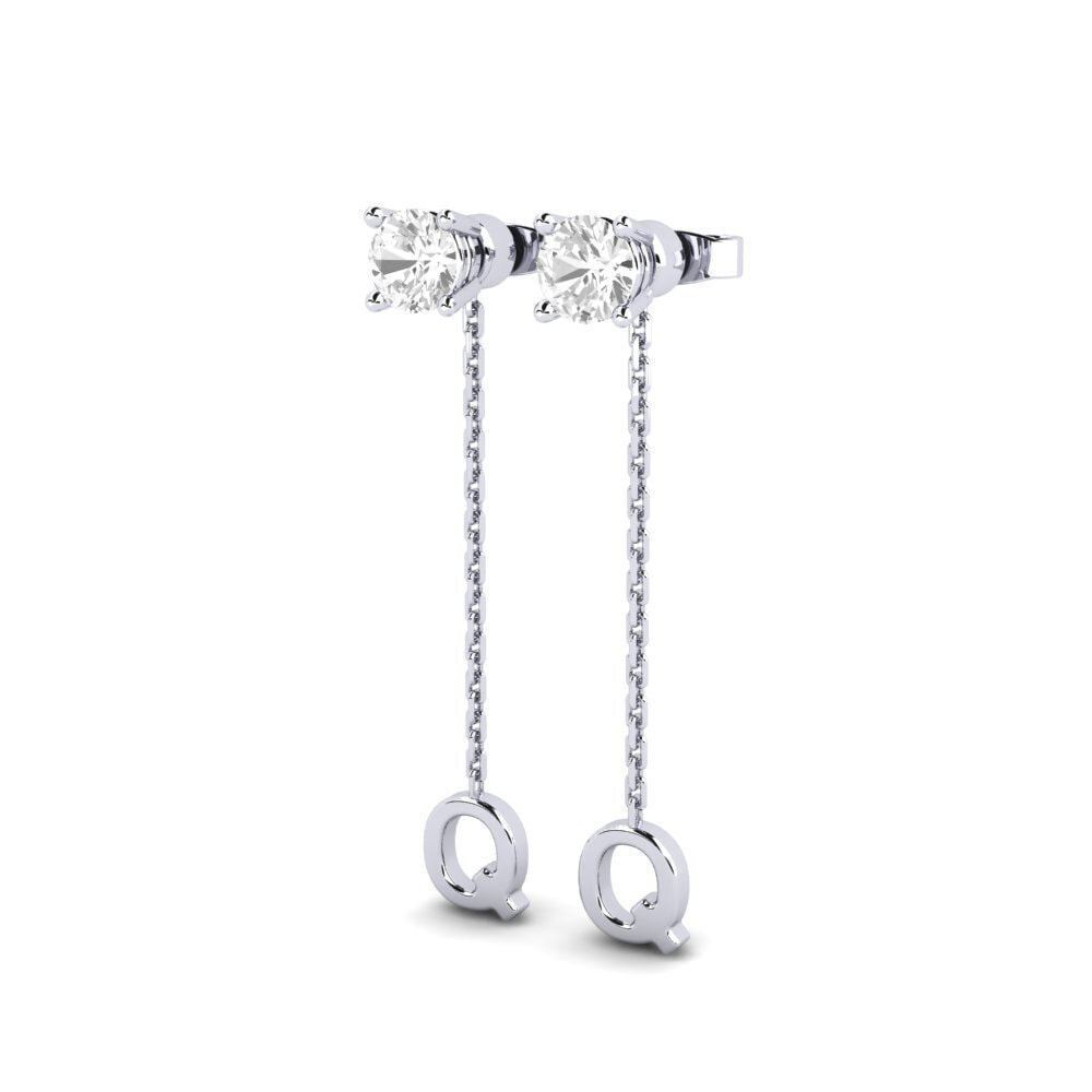 White sapphire Women's Earring Aundrea Q
