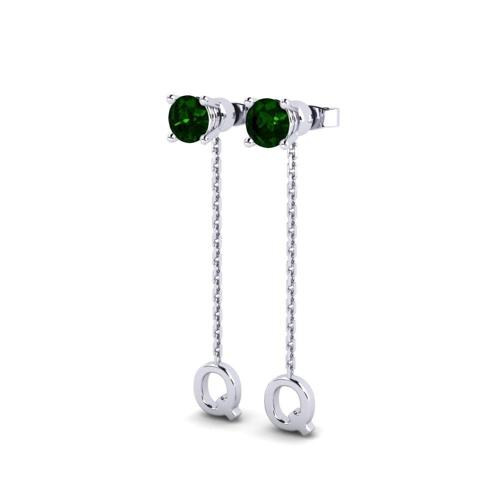Green Tourmaline Women's Earring Aundrea Q