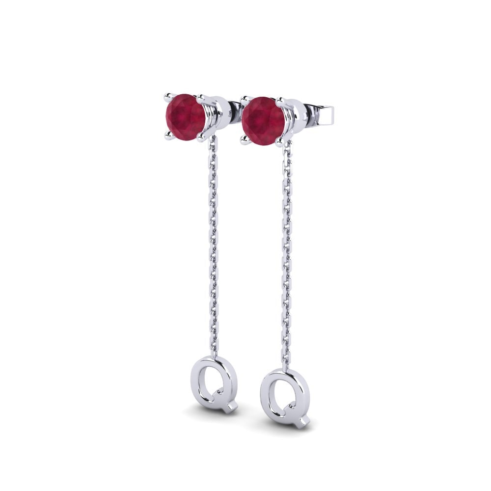 Ruby Women's Earring Aundrea Q