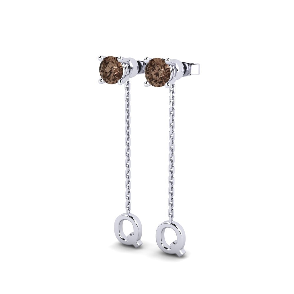 Smoky Quartz Women's Earring Aundrea Q