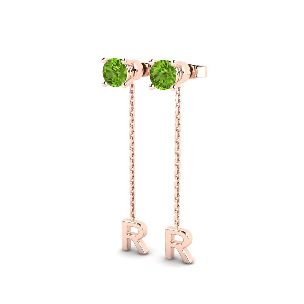 Peridot Damen ohrring Aundrea R