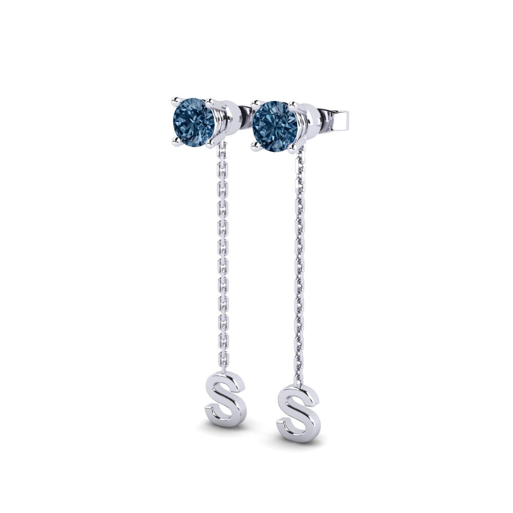 Blue Diamond Women's Earring Aundrea S
