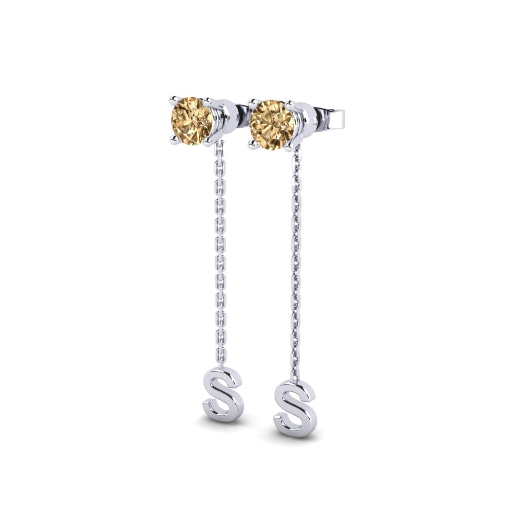 Brown Diamond Women's Earring Aundrea S
