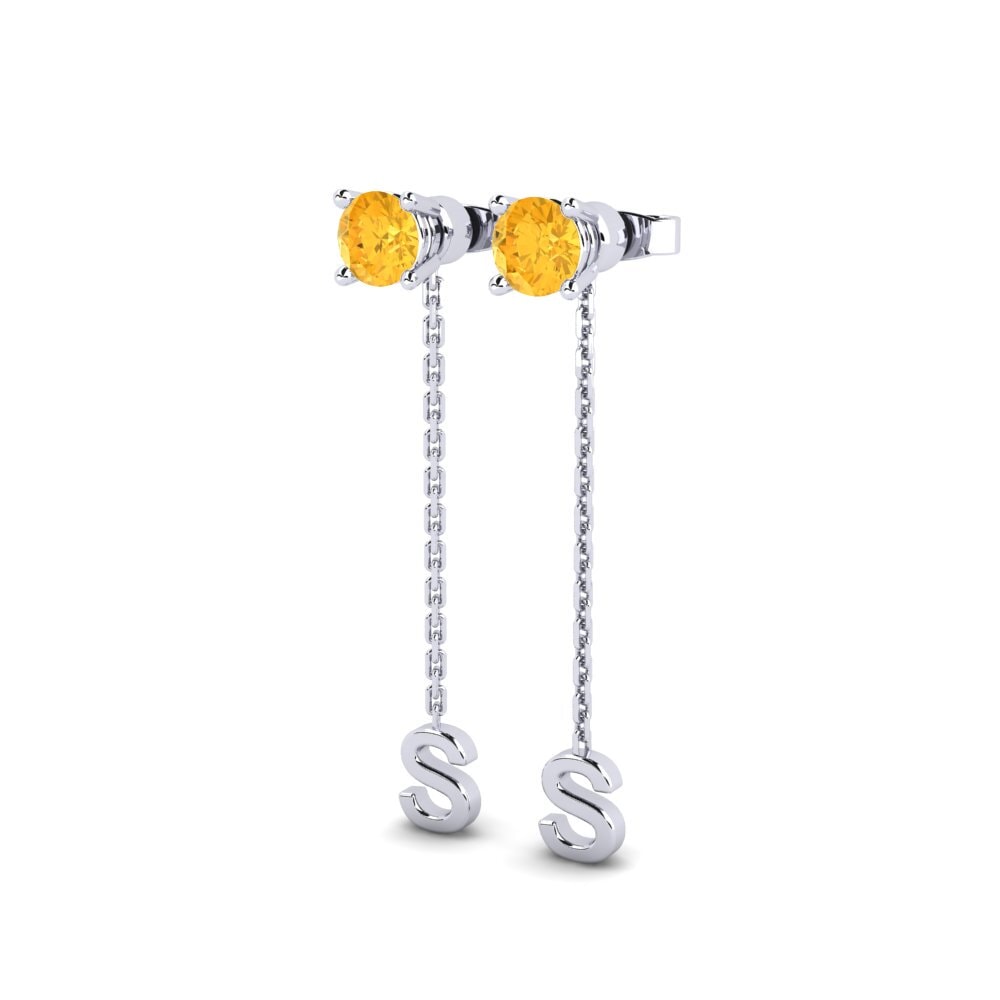 Citrine Women's Earring Aundrea S