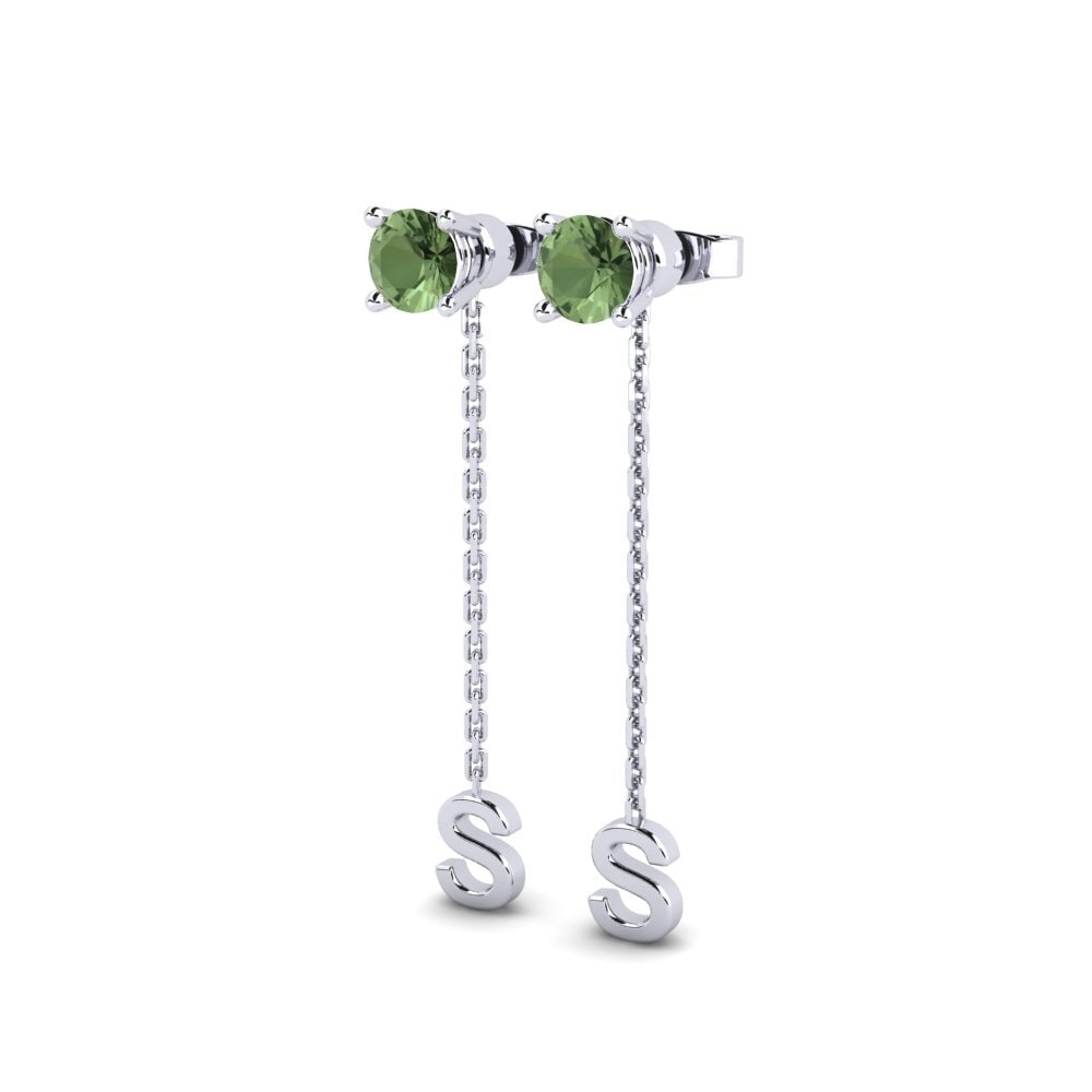 Green Sapphire Women's Earring Aundrea S