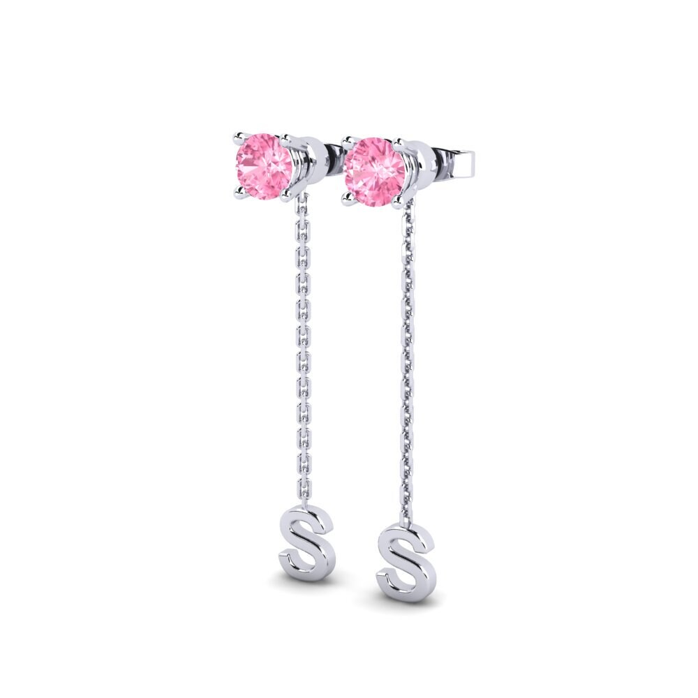 Pink Sapphire Women's Earring Aundrea S