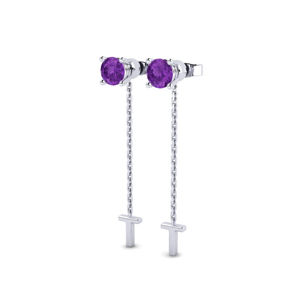 Amethyst Women's Earring Aundrea T