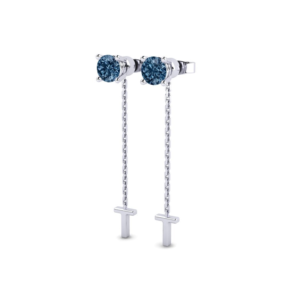 Blue Diamond Women's Earring Aundrea T