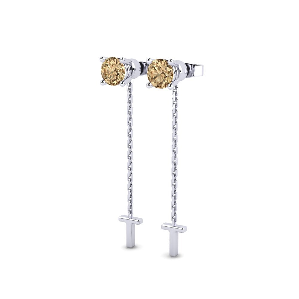 Brown Diamond Women's Earring Aundrea T