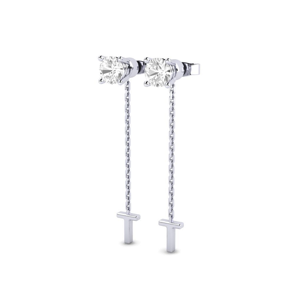 White sapphire Women's Earring Aundrea T