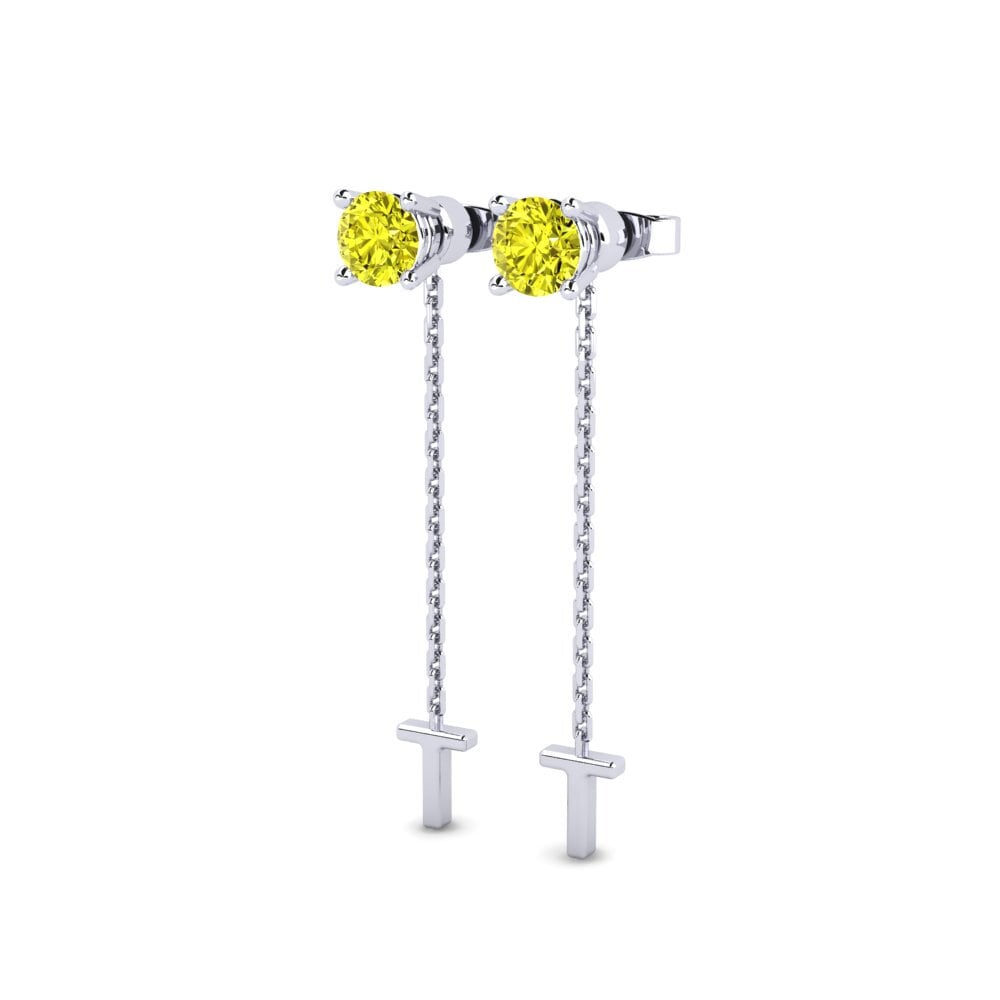 Yellow Diamond Women's Earring Aundrea T
