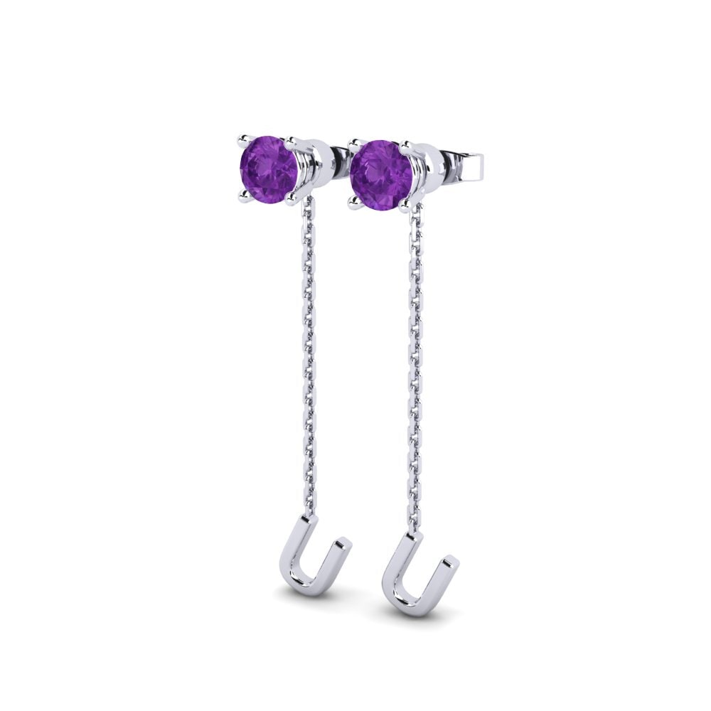Amethyst Women's Earring Aundrea U